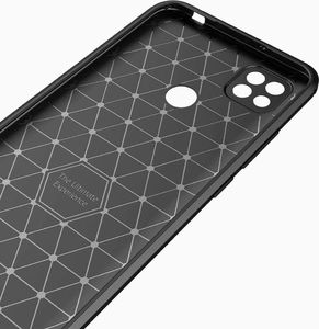 Hurtel Carbon Case elastyczne etui pokrowiec Oppo A15 czarny 4