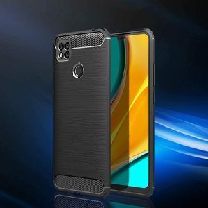 Hurtel Carbon Case elastyczne etui pokrowiec Oppo A15 czarny 7