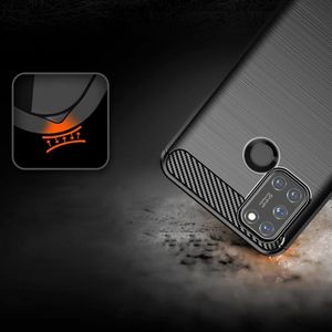 Hurtel Carbon Case elastyczne etui pokrowiec Oppo A53 czarny 2