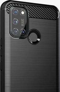 Hurtel Carbon Case elastyczne etui pokrowiec Oppo A53 czarny 3