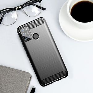 Hurtel Carbon Case elastyczne etui pokrowiec Oppo A53 czarny 6
