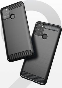 Hurtel Carbon Case elastyczne etui pokrowiec Oppo A53 czarny 7