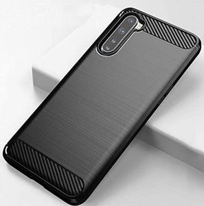 Hurtel Carbon Case elastyczne etui pokrowiec Oppo Reno3 / A91 / F15 czarny 5