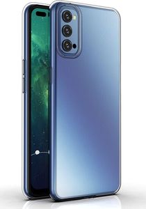 Hurtel Żelowy pokrowiec etui Ultra Clear 0.5mm Oppo Reno 4 przezroczysty 2