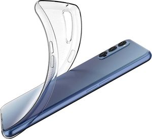 Hurtel Żelowy pokrowiec etui Ultra Clear 0.5mm Oppo Reno 4 przezroczysty 3