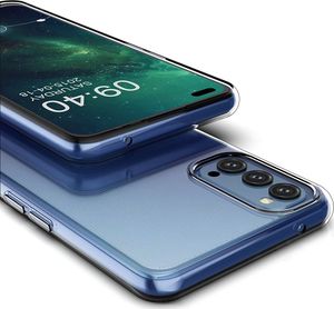 Hurtel Żelowy pokrowiec etui Ultra Clear 0.5mm Oppo Reno 4 przezroczysty 5
