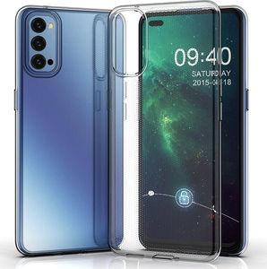 Hurtel Żelowy pokrowiec etui Ultra Clear 0.5mm Oppo Reno 4 przezroczysty 8