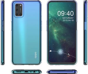 Hurtel Żelowy pokrowiec etui Ultra Clear 0.5mm Oppo A92 / A72 / A52 przezroczysty 4