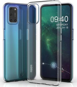 Hurtel Żelowy pokrowiec etui Ultra Clear 0.5mm Oppo A92 / A72 / A52 przezroczysty 8
