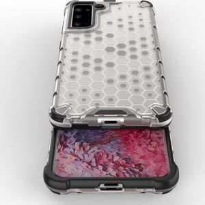 Hurtel Honeycomb etui pancerny pokrowiec z żelową ramką Samsung Galaxy S21 5G niebieski 9