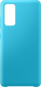 Hurtel Silicone Case elastyczne silikonowe etui pokrowiec Samsung Galaxy A71 jasnoniebieski 2