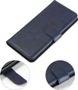 Hurtel Magnet Case elegancki futerał etui pokrowiec z klapką i funkcją podstawki Samsung Galaxy A71 niebieski 3