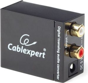 Adapter AV Gembird Toslink - RCA (Cinch) czarny (DSC-OPT-RCA-001) 3