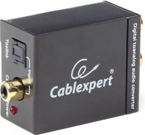 Adapter AV Gembird Toslink - RCA (Cinch) czarny (DSC-OPT-RCA-001) 4