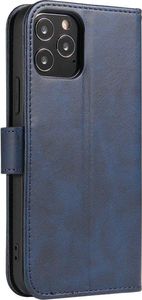 Hurtel Magnet Case elegancki futerał etui pokrowiec z klapką i funkcją podstawki Huawei P Smart 2019 niebieski 3