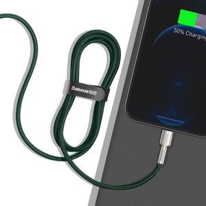 Kabel USB Baseus USB-A - Lightning 1 m Zielony (baseus_20210316154707) 3