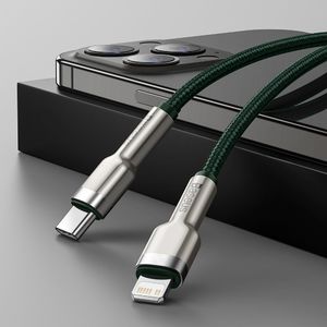 Kabel USB Baseus USB-C - Lightning 1 m Zielony (baseus_20210316152823) 11