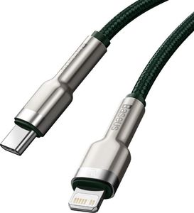 Kabel USB Baseus USB-C - Lightning 1 m Zielony (baseus_20210316152823) 4
