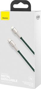 Kabel USB Baseus USB-C - Lightning 1 m Zielony (baseus_20210316152823) 5