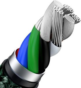 Kabel USB Baseus USB-C - Lightning 1 m Zielony (baseus_20210316152823) 7