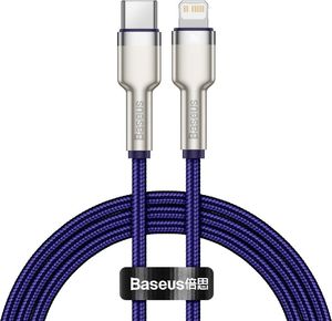 Kabel USB Baseus USB-C - Lightning 1 m Fioletowy (baseus_20210316153516) 1