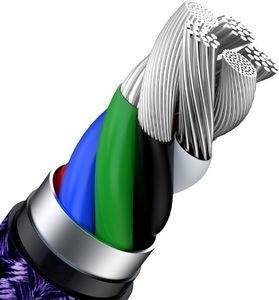 Kabel USB Baseus USB-C - Lightning 1 m Fioletowy (baseus_20210316153516) 3