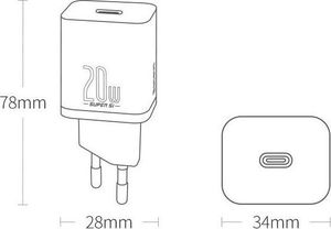 Ładowarka Baseus CCSUP-B01 1x USB-C 3 A (CCSUP-B01) 17