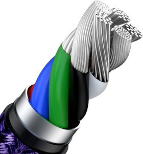 Kabel USB Baseus USB-C - Lightning 2 m Fioletowy (baseus_20210315153755) 8