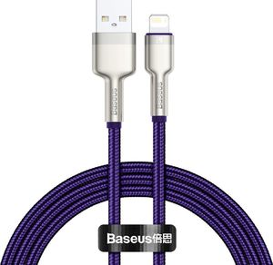 Kabel USB Baseus USB-A - Lightning 1 m Fioletowy (baseus_20210316155311) 1