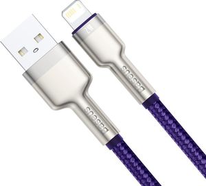 Kabel USB Baseus USB-A - Lightning 1 m Fioletowy (baseus_20210316155311) 2