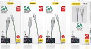 Kabel USB Dudao USB-A - microUSB 1 m Szary () 4