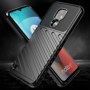 Hurtel Thunder Case elastyczne pancerne etui pokrowiec Motorola Moto E7 czarny 3