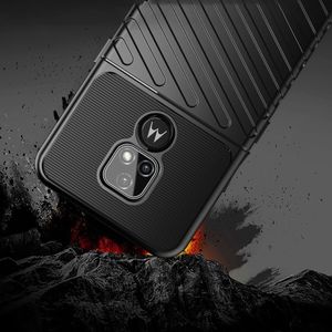 Hurtel Thunder Case elastyczne pancerne etui pokrowiec Motorola Moto E7 czarny 4