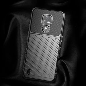 Hurtel Thunder Case elastyczne pancerne etui pokrowiec Motorola Moto E7 czarny 7