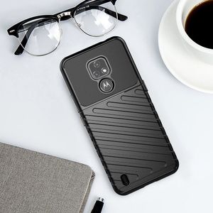 Hurtel Thunder Case elastyczne pancerne etui pokrowiec Motorola Moto E7 czarny 9