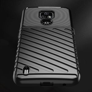 Hurtel Thunder Case elastyczne pancerne etui pokrowiec Motorola Moto E7 czarny 10