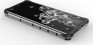 Hurtel Honeycomb etui pancerny pokrowiec z żelową ramką Samsung Galaxy S21 Ultra 5G niebieski 11