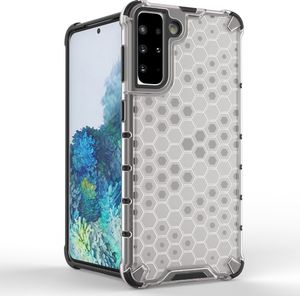 Hurtel Honeycomb etui pancerny pokrowiec z żelową ramką Samsung Galaxy S21+ 5G (S21 Plus 5G) niebieski 2