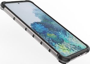 Hurtel Honeycomb etui pancerny pokrowiec z żelową ramką Samsung Galaxy S21+ 5G (S21 Plus 5G) niebieski 10