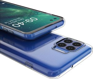 Hurtel Żelowy pokrowiec etui Ultra Clear 0.5mm Motorola Moto G 5G Plus przezroczysty 4