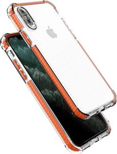 Hurtel Spring Armor żelowy elastyczny pancerny pokrowiec z kolorową ramką do iPhone SE 2020 / iPhone 8 / iPhone 7 niebieski 5