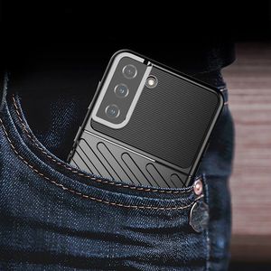 Hurtel Thunder Case elastyczne pancerne etui pokrowiec Samsung Galaxy S21+ 5G (S21 Plus 5G) zielony 8