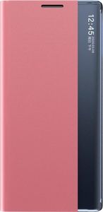 Hurtel New Sleep Case pokrowiec etui z klapką z funkcją podstawki Samsung Galaxy S20 FE 5G różowy 2