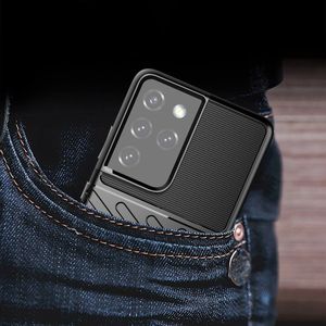 Hurtel Thunder Case elastyczne pancerne etui pokrowiec Samsung Galaxy S21 Ultra 5G niebieski 8