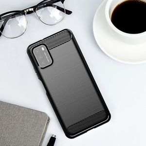 Hurtel Carbon Case elastyczne etui pokrowiec Xiaomi Poco M3 / Xiaomi Redmi 9T niebieski 11