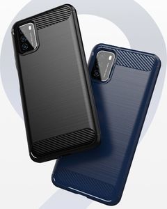 Hurtel Carbon Case elastyczne etui pokrowiec Xiaomi Poco M3 / Xiaomi Redmi 9T niebieski 5