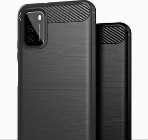Hurtel Carbon Case elastyczne etui pokrowiec Xiaomi Poco M3 / Xiaomi Redmi 9T niebieski 9