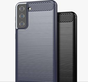 Hurtel Carbon Case elastyczne etui pokrowiec Samsung Galaxy S21+ 5G (S21 Plus 5G) czarny 9