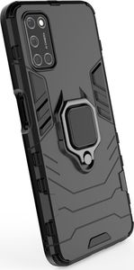 Hurtel Ring Armor pancerne hybrydowe etui pokrowiec + magnetyczny uchwyt Oppo A72 / A52 czarny 5
