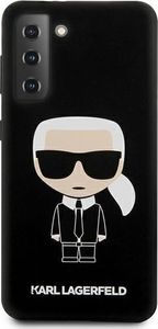 Karl Lagerfeld Karl Lagerfeld KLHCS21SSLFKBK S21 G991 hardcase czarny/black Silicone Iconic 3